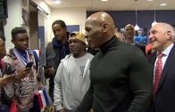 Mike Tyson Surprises Yonkers PAL Boxers